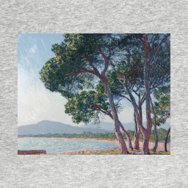 Beach of Juan-les-Pins by Claude Monet by Classic Art Stall